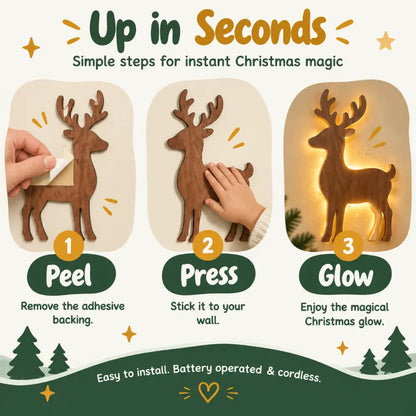 Santa Glow Holiday Scene