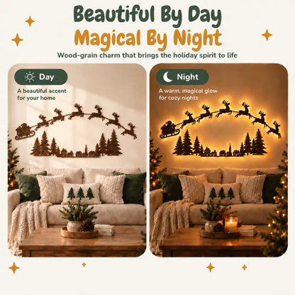 Santa Glow Holiday Scene